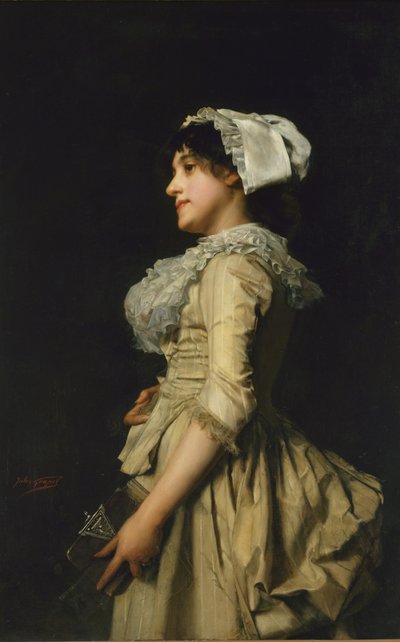 La Chica del Pueblo de Jules Adolphe Goupil